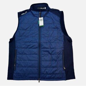 Ralph Lauren RLX Men's Golf Vest Size XL Navy Color Retail $228 New